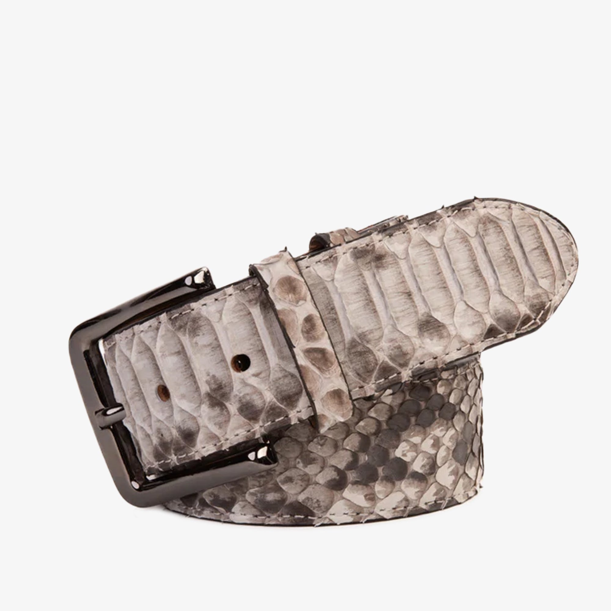 The Boss Natural Snake Leather Leather Belt