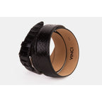 The Boss Black Snake Leather Belt