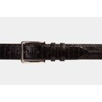 The Boss Black Snake Leather Belt