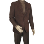 Men's Zacchi Sport Coat Patch Elbow Chenille Velveteen Bryan Cognac 74527