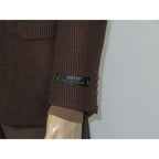 Men's Zacchi Sport Coat Patch Elbow Chenille Velveteen Bryan Cognac 74527