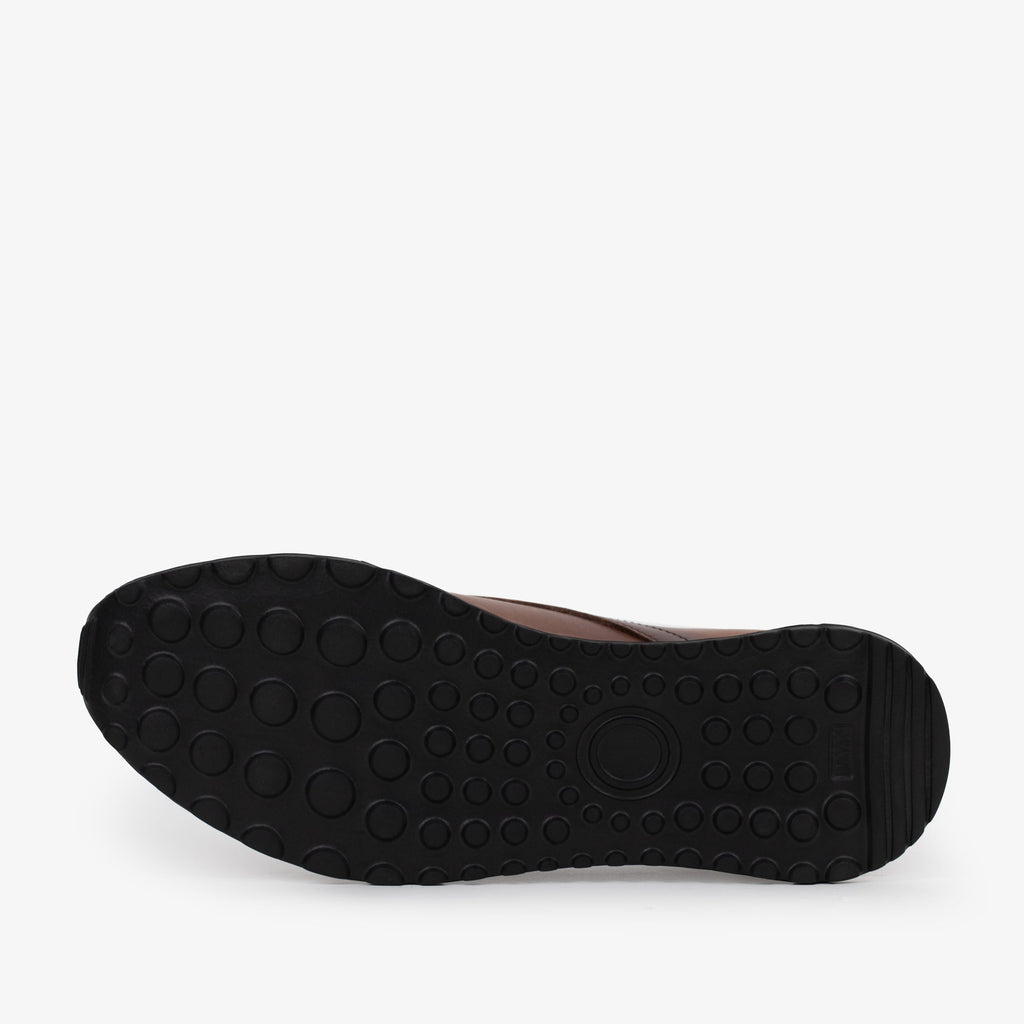 The Luxe Tan Buffalo Leather Women Sneaker