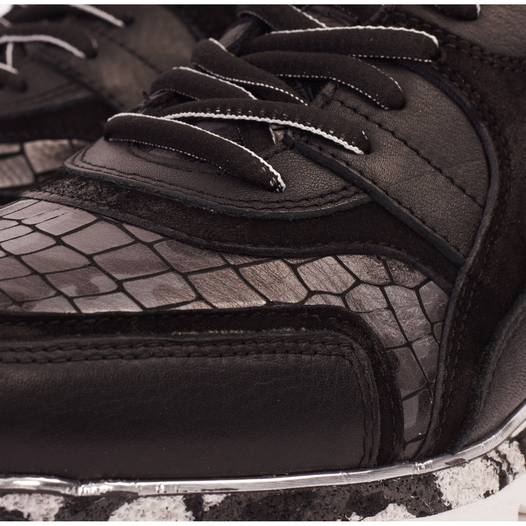 The Cakarta Black Leather Men Sneaker Final Sale!