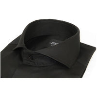 Men's Shirt Charles TYRWHITT 100% Cotton Cut-away Collar CHT-20 Black