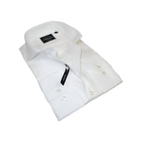 Men's Shirt Charles TYRWHITT 100% Cotton Cut-away Collar CHT-21 White Pique