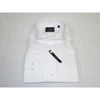 Men's Shirt Charles TYRWHITT 100% Cotton Cut-away Collar CHT-22 White Twill