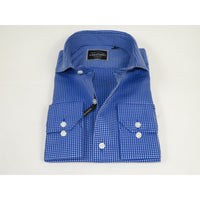 Men's Shirt Charles TYRWHITT 100% Cotton Cut-away Collar CHT-27 Royal Blue