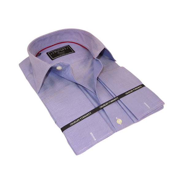 Men's Shirt Charles TYRWHITT Turkey 100% Cotton French Cuffs CHT-3 Lavender