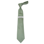 Men's Calvin Klein Tie Classic Woven Silky Feel #Calvin-2 Sage Green
