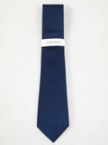 Men's Calvin Klein Tie Classic Woven Silky Feel #Calvin-3 Navy Blue