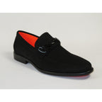 Men's TAYNO Shoes The Caprio S TAYNO Suede Bit Loafer Black Suede
