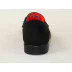 Men's TAYNO Shoes The Caprio S TAYNO Suede Bit Loafer Black Suede