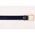The Casaletti Navy Blue Leather Belt