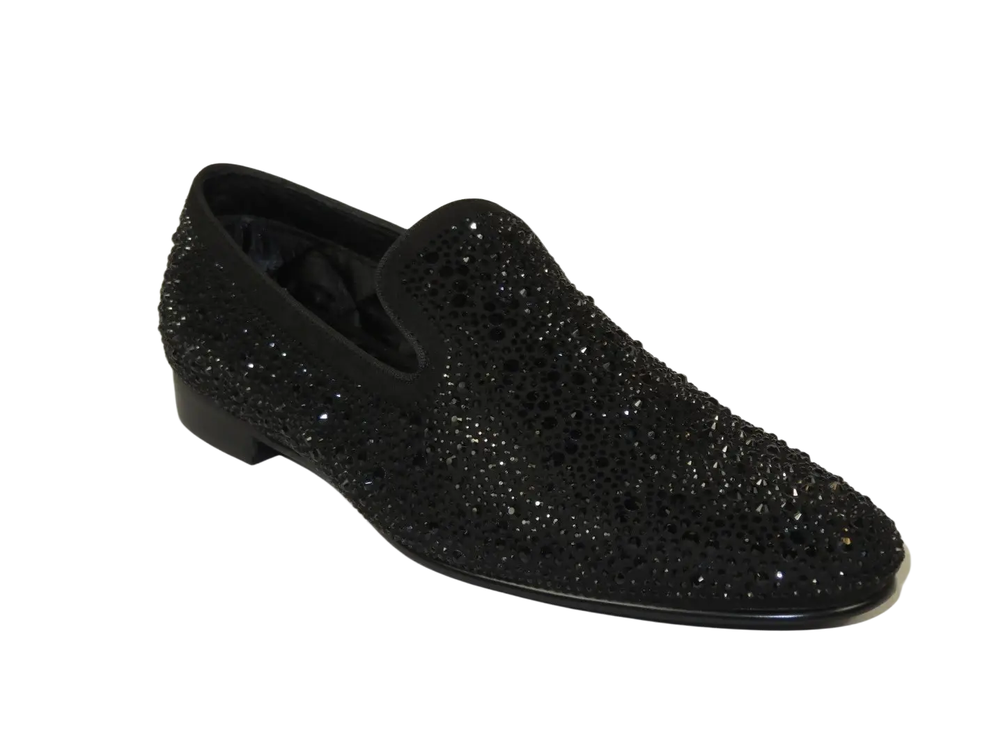 Men's formal Shoes STEVE MADDEN Microfiber Rhinestones CASHH black