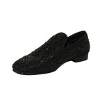 Men's formal Shoes STEVE MADDEN Microfiber Rhinestones CASHH black