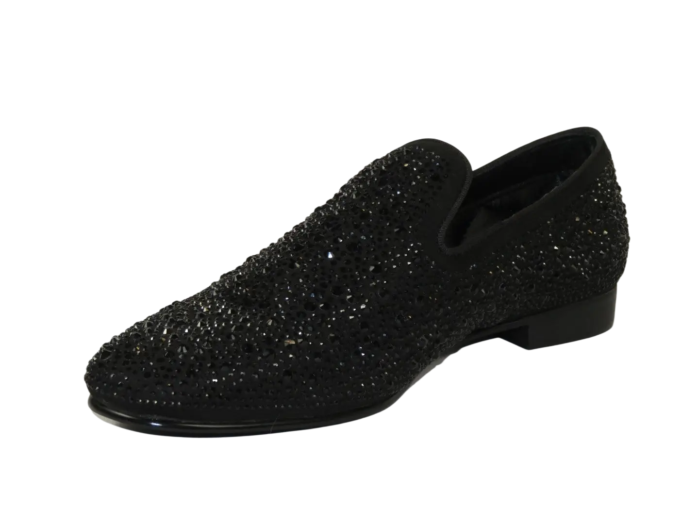 Men's formal Shoes STEVE MADDEN Microfiber Rhinestones CASHH black