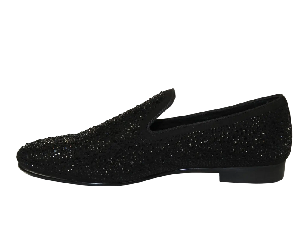 Men's formal Shoes STEVE MADDEN Microfiber Rhinestones CASHH black