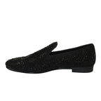 Men's formal Shoes STEVE MADDEN Microfiber Rhinestones CASHH black