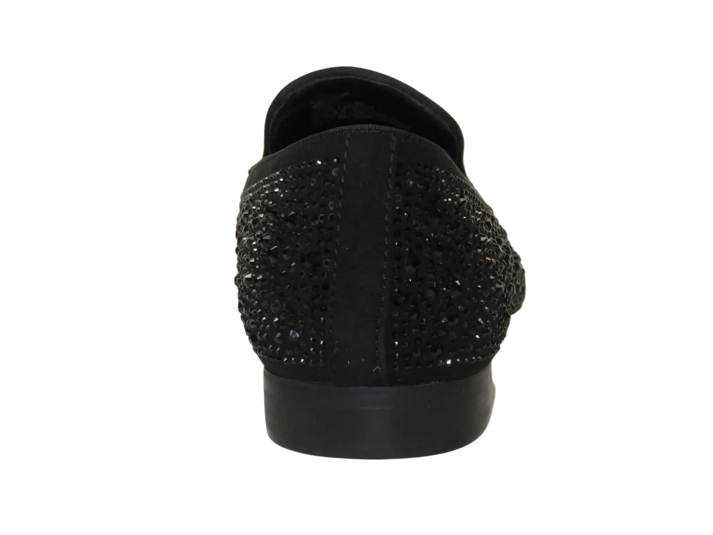 Men's formal Shoes STEVE MADDEN Microfiber Rhinestones CASHH black