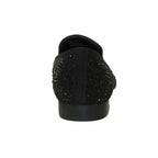Men's formal Shoes STEVE MADDEN Microfiber Rhinestones CASHH black