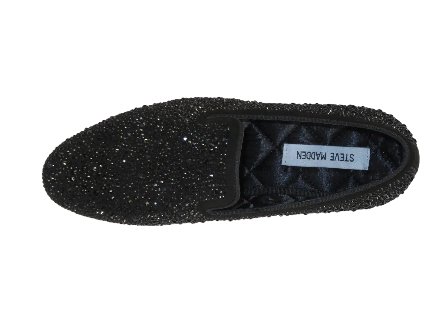 Men's formal Shoes STEVE MADDEN Microfiber Rhinestones CASHH black