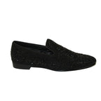 Men's formal Shoes STEVE MADDEN Microfiber Rhinestones CASHH black
