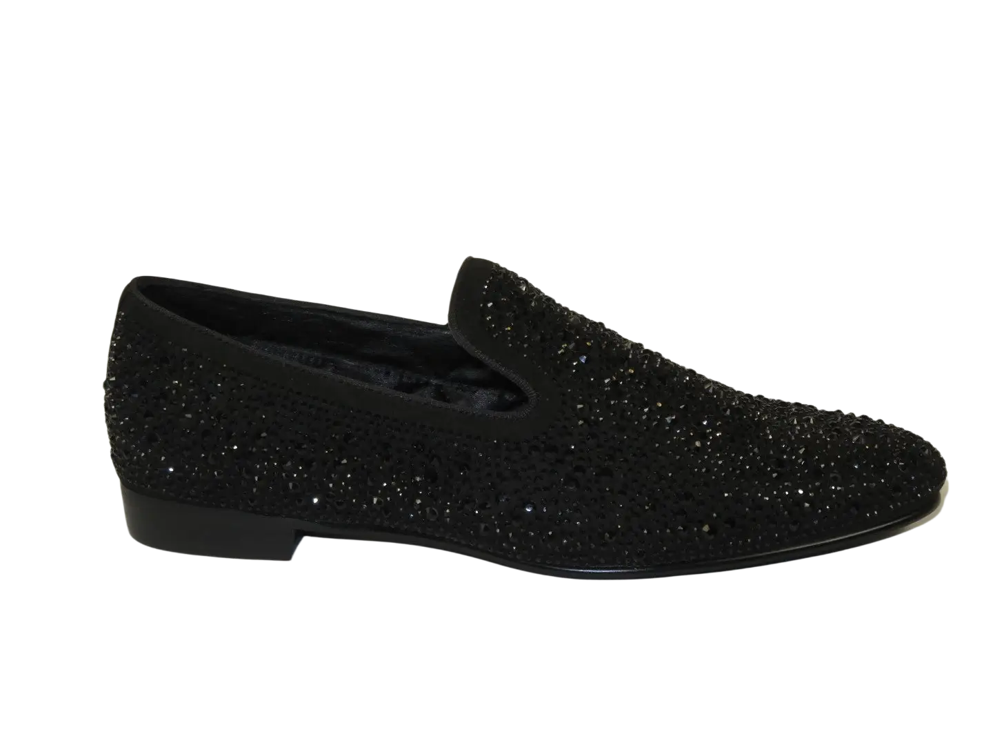 Men's formal Shoes STEVE MADDEN Microfiber Rhinestones CASHH black