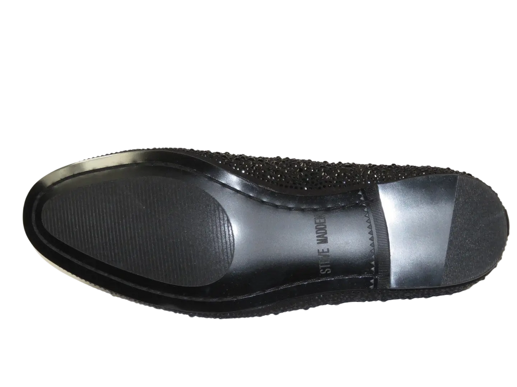 Men's formal Shoes STEVE MADDEN Microfiber Rhinestones CASHH black