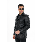 The Ravenna Black Leather Men Jacket