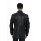 The Ravenna Black Leather Men Jacket
