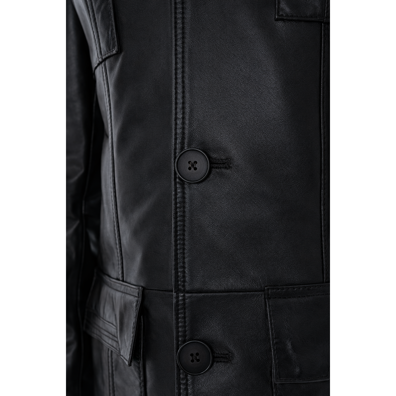 The Ravenna Black Leather Men Jacket