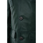 The Ravenna Green  Leather Men Jacket