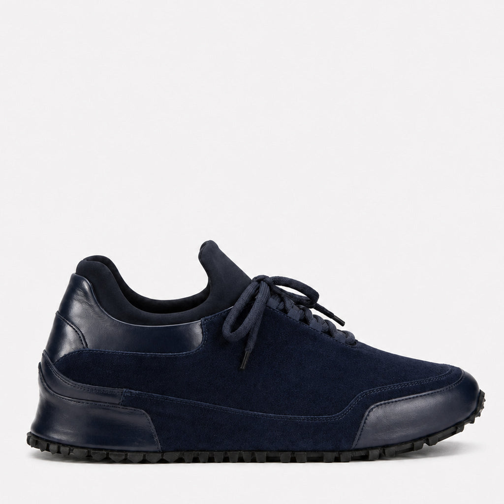 The Hudson Navy Suede Men Sneaker