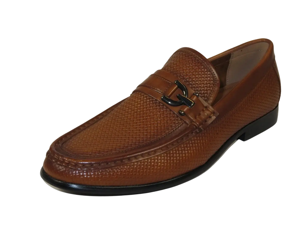 Men's Shoes Steve Madden Soft Woven Leather upper Slip On Chivan Tan