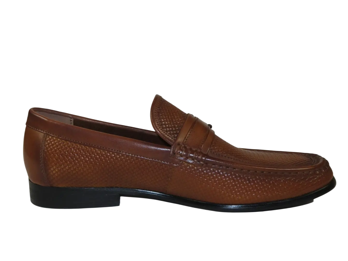 Men's Shoes Steve Madden Soft Woven Leather upper Slip On Chivan Tan