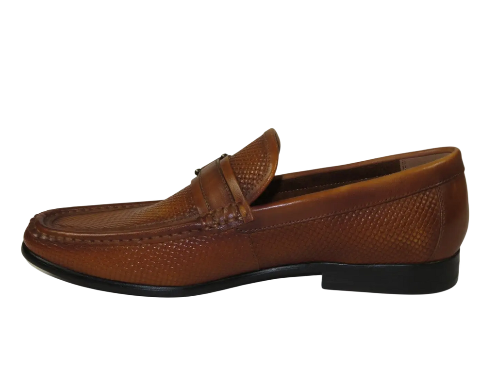 Men's Shoes Steve Madden Soft Woven Leather upper Slip On Chivan Tan