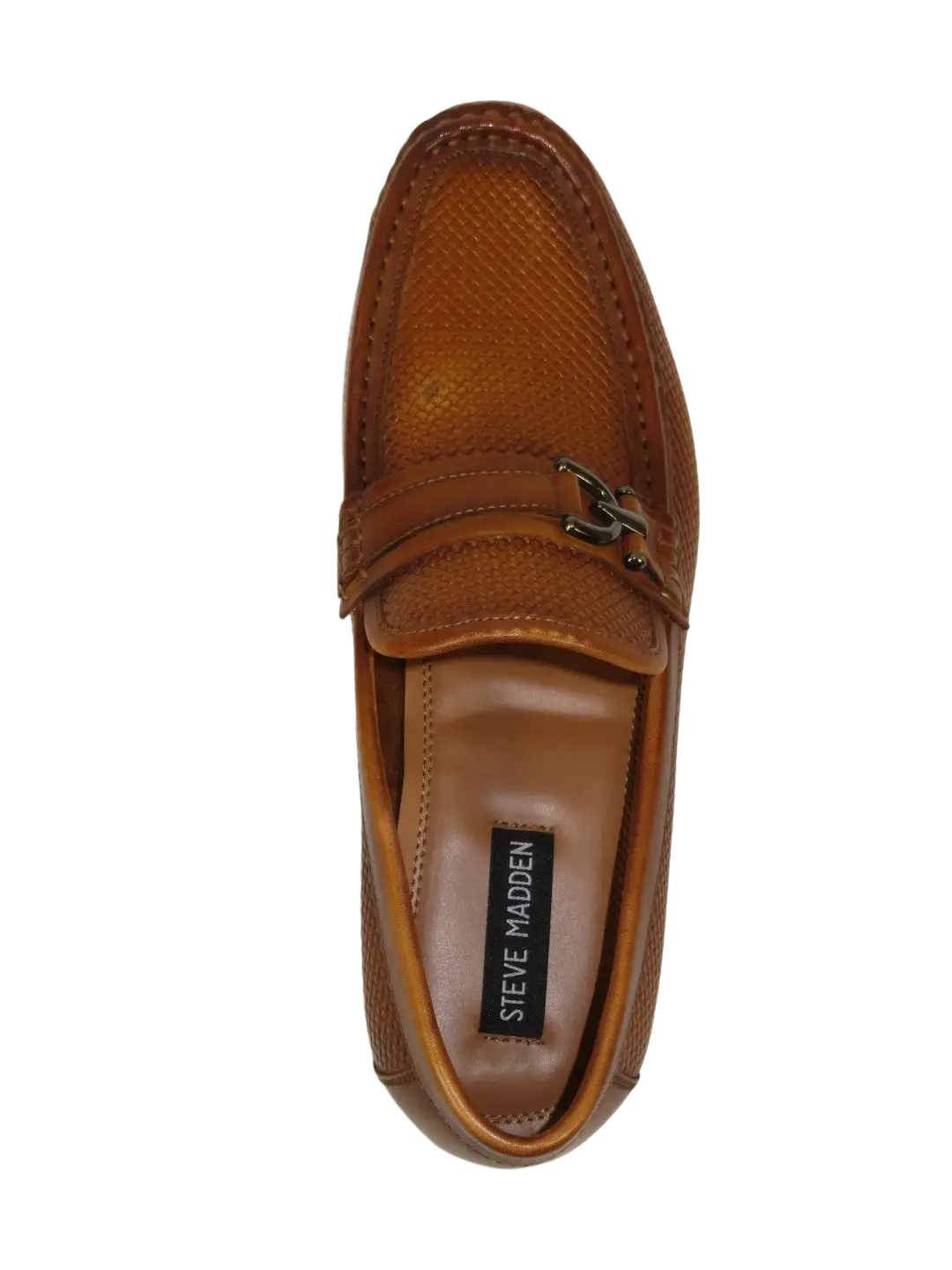 Men's Shoes Steve Madden Soft Woven Leather upper Slip On Chivan Tan