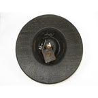 Men's Bruno Capelo Genuine Straw Hat Wide Brim Pencil Curl COLONIAL CO-Black