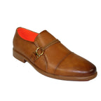 Men's Shoes The Cuban L TAYNO Leather Cap Toe Loafer Cognac
