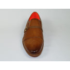Men's Shoes The Cuban L TAYNO Leather Cap Toe Loafer Cognac