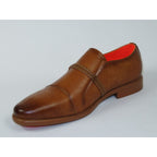 Men's Shoes The Cuban L TAYNO Leather Cap Toe Loafer Cognac
