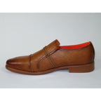 Men's Shoes The Cuban L TAYNO Leather Cap Toe Loafer Cognac