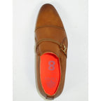 Men's Shoes The Cuban L TAYNO Leather Cap Toe Loafer Cognac