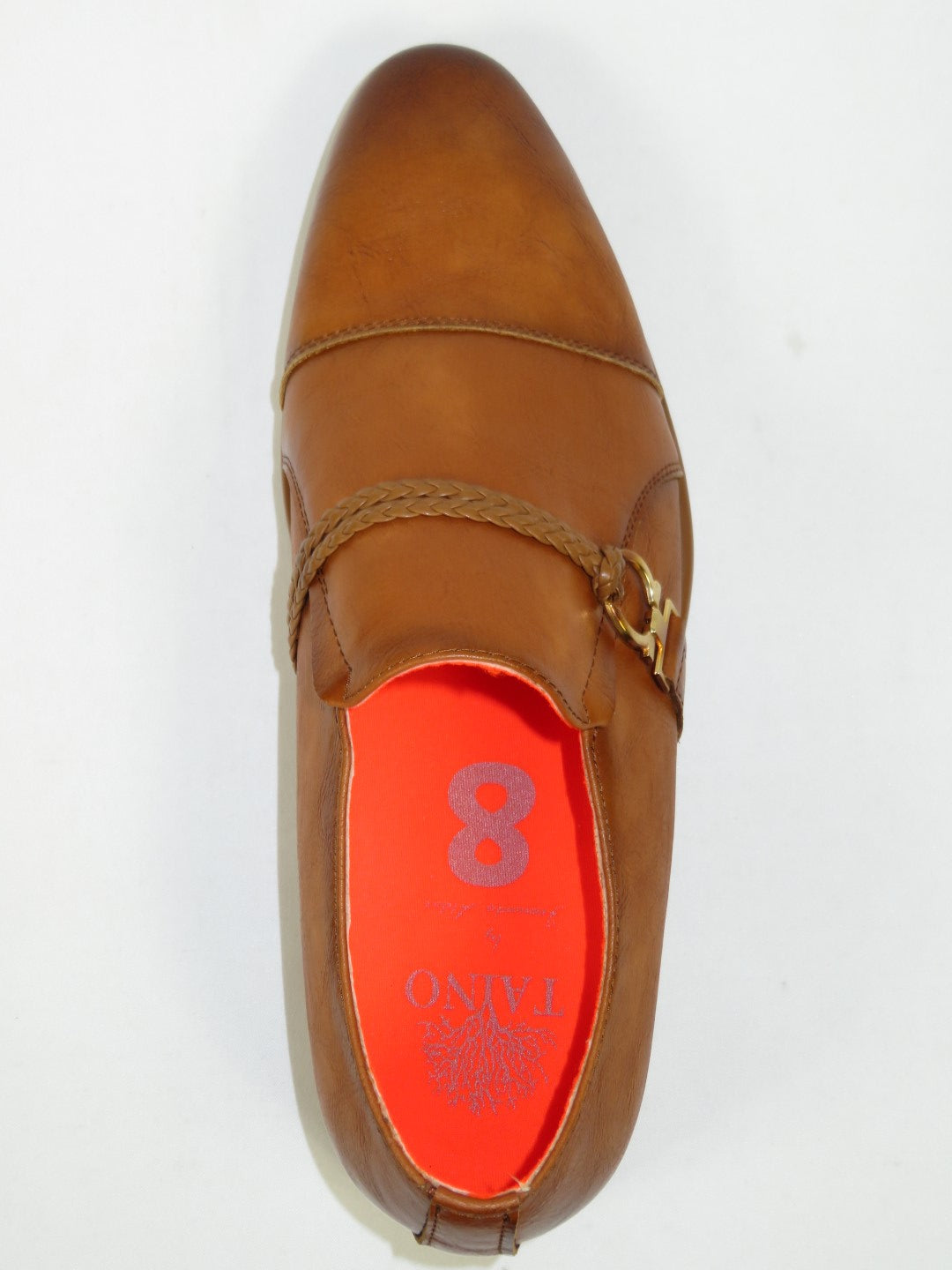 Men's Shoes The Cuban L TAYNO Leather Cap Toe Loafer Cognac