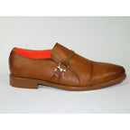 Men's Shoes The Cuban L TAYNO Leather Cap Toe Loafer Cognac