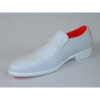 Men's Shoes The Cuban L TAYNO Leather Cap Toe Loafer White