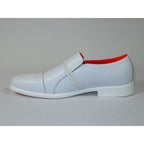 Men's Shoes The Cuban L TAYNO Leather Cap Toe Loafer White