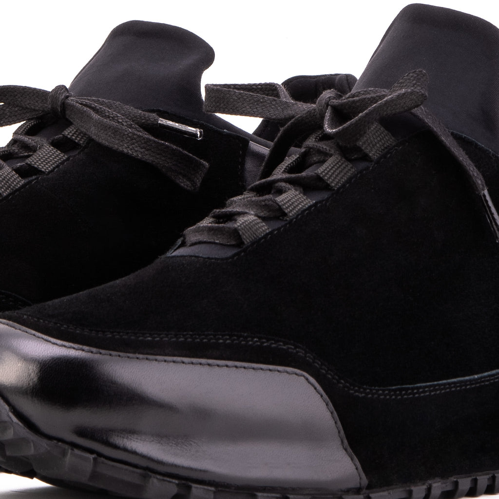 Vinci The Hudson Black Suede Men Sneaker