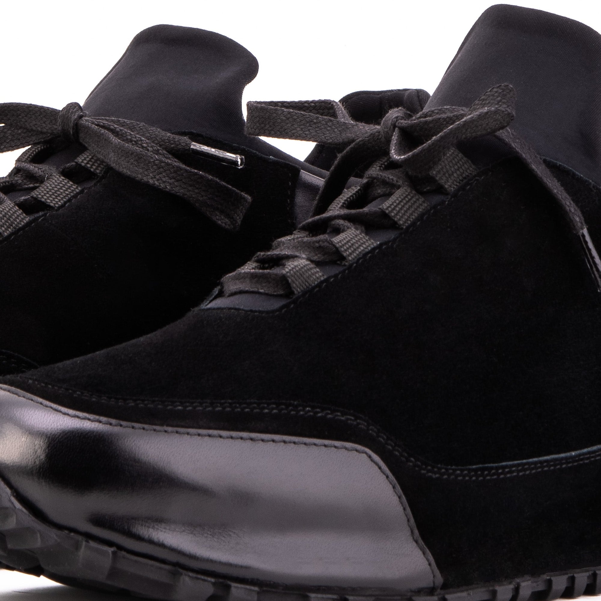 Vinci The Hudson Black Suede Men Sneaker