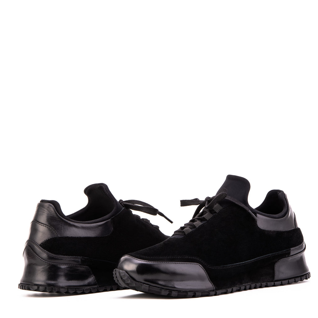 Vinci The Hudson Black Suede Men Sneaker